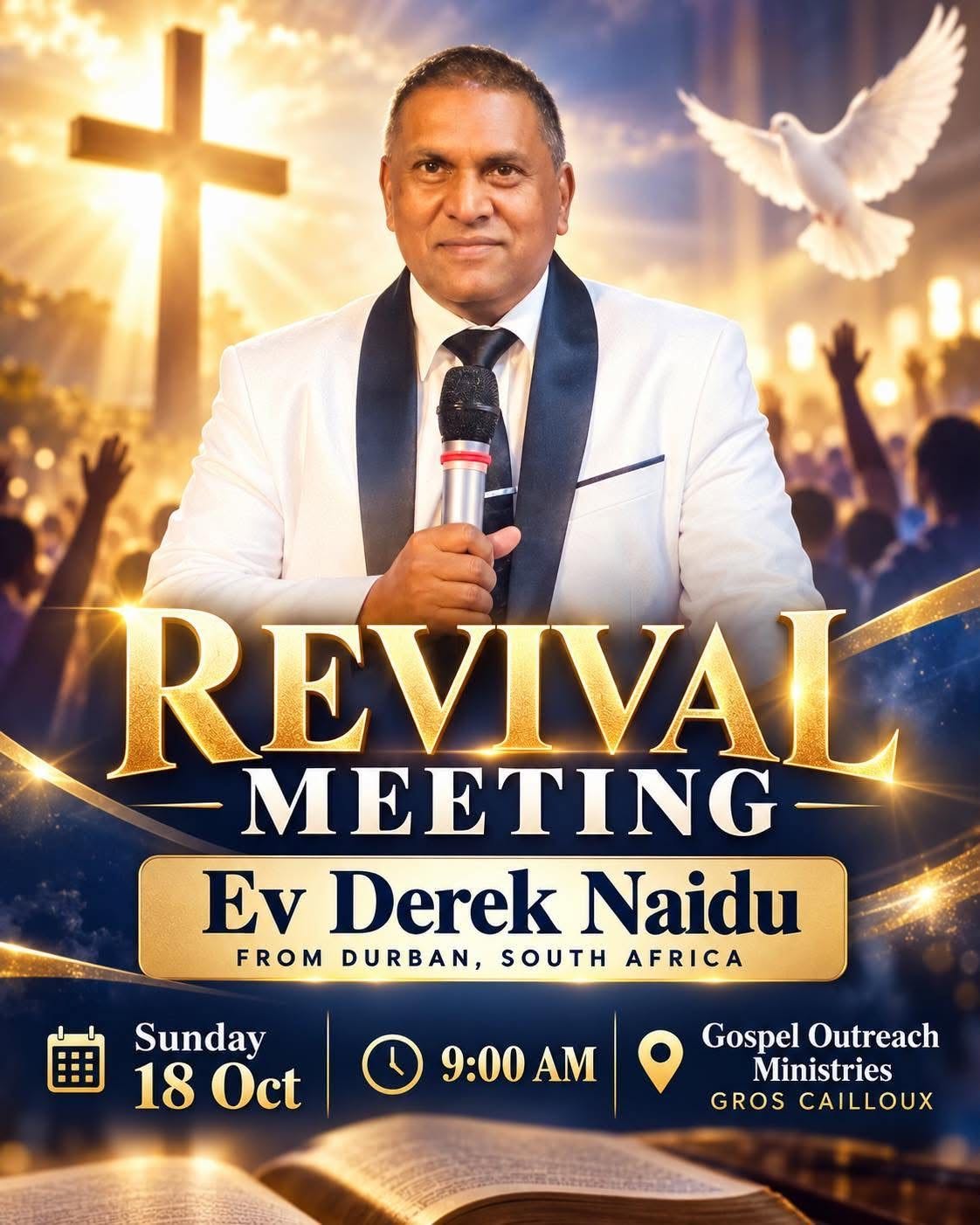Revival Meeting – Évangéliste Derek Naidu